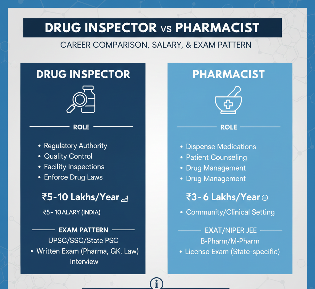 drug inspector pharmacist