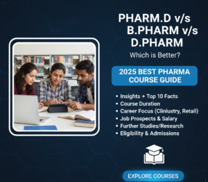 Pharm .D v/s B.Pharm v/s D.Pharm