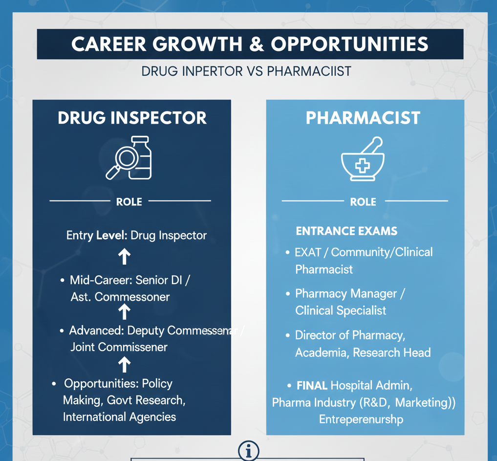 drug inspector
pharmacist