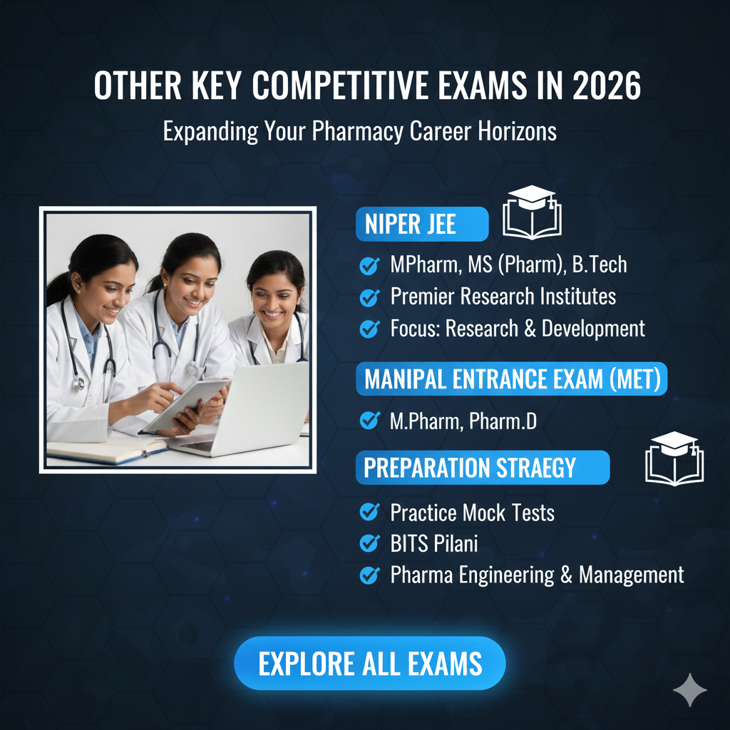 Government Pharmacy Exams 2026