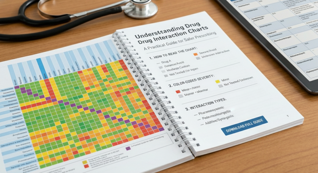 drug interaction charts