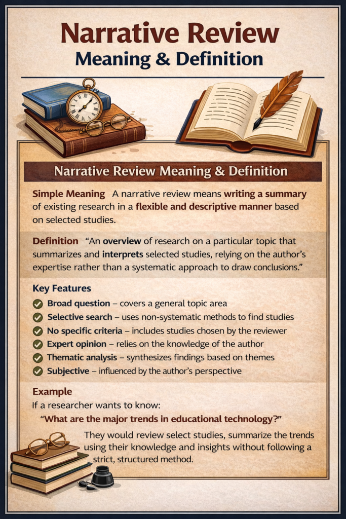 systematic review vs narrative review