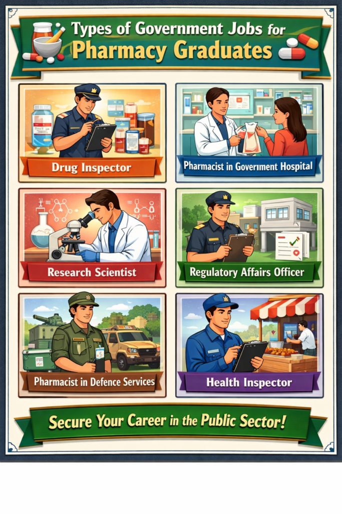 Government Jobs for Pharmacy Graduates in India