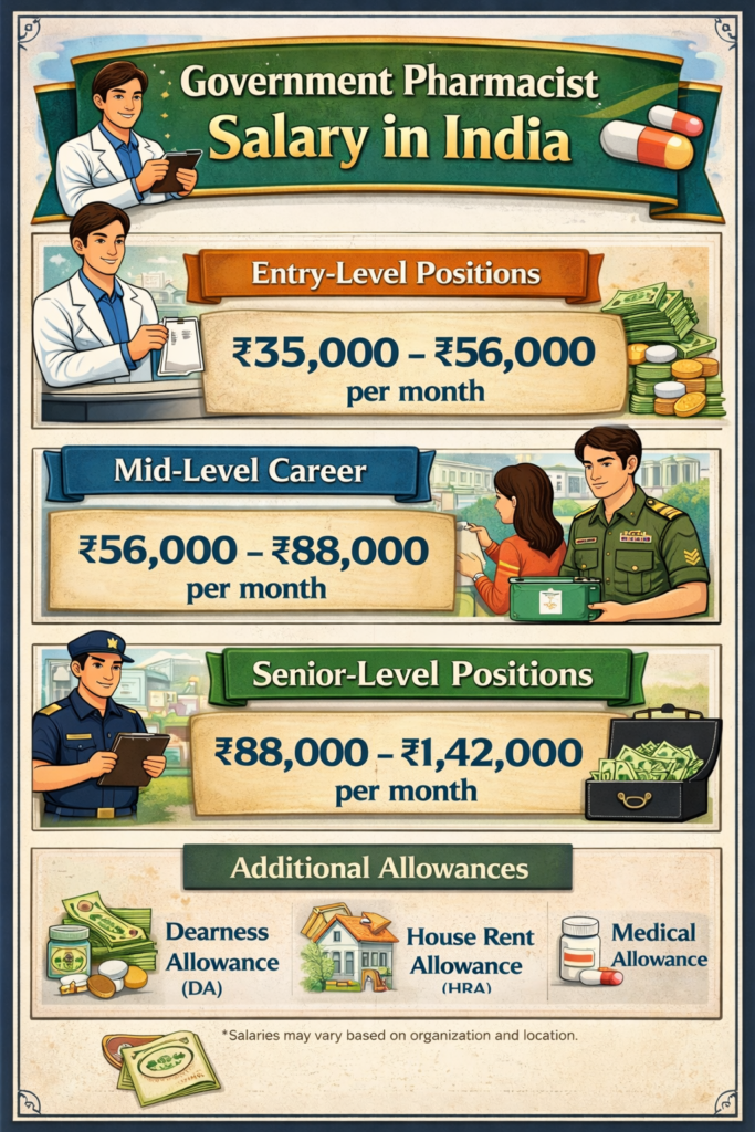 Government Jobs for Pharmacy Graduates in India