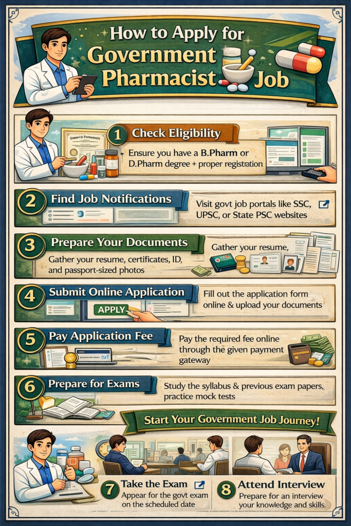 Government Jobs for Pharmacy Graduates in India