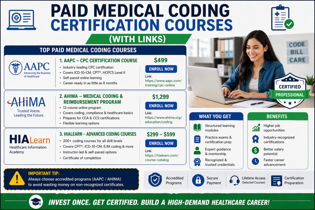 medical coding certification online