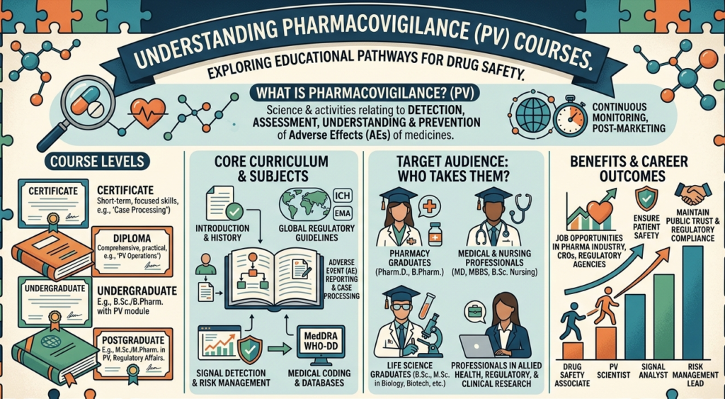 Pharmacovigilance Courses in India