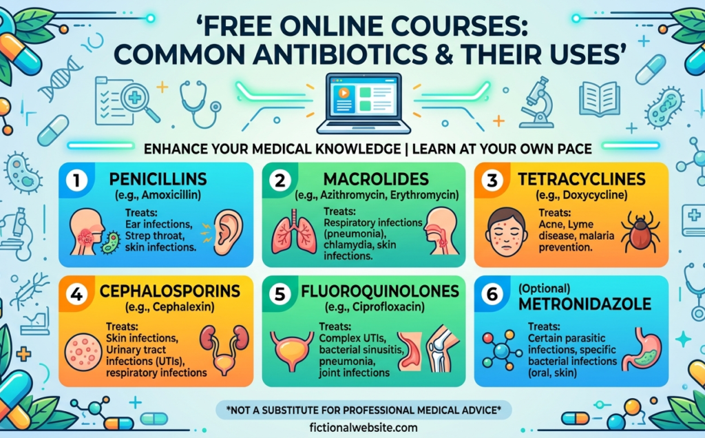 List Of Common Antibiotics and Their Uses