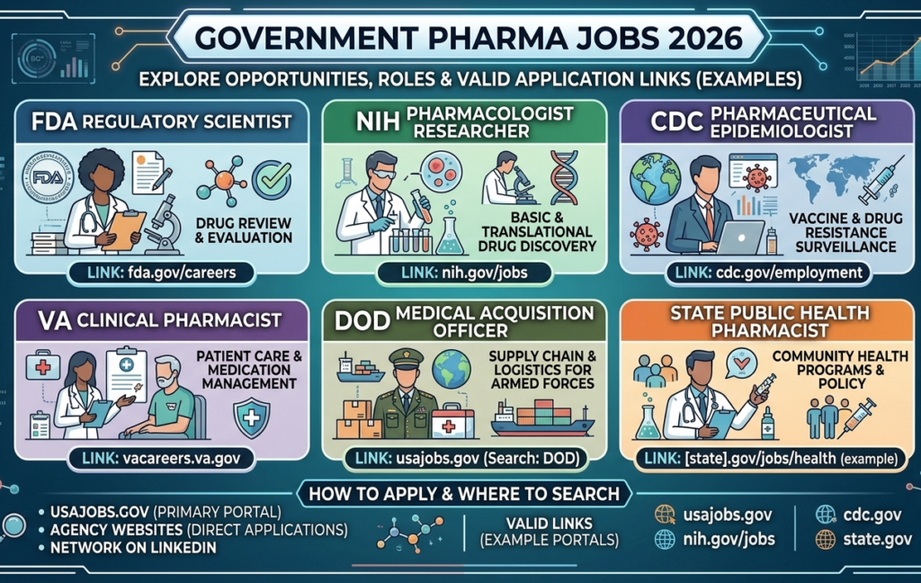 Government Pharma Jobs 2026