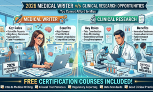 Medical Writer v/s Clinical Research