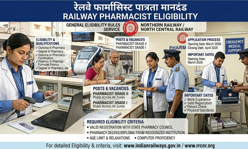 Railway Pharmacist Recruitment