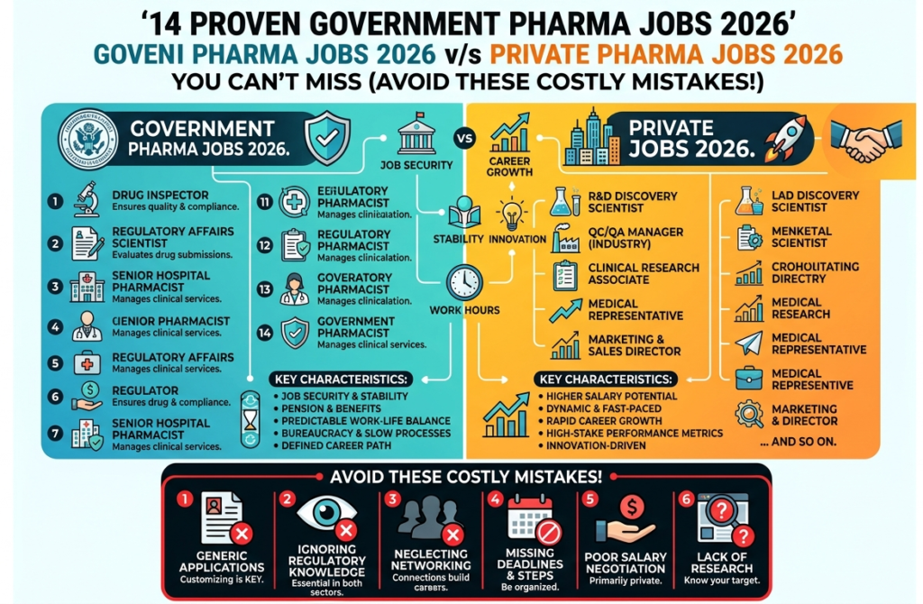 Government Pharma Jobs 2026