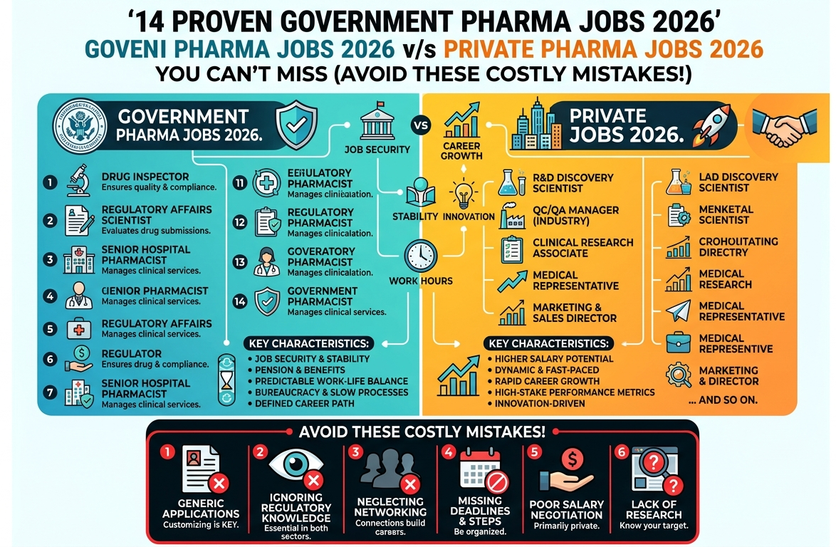Government Pharma Jobs 2026