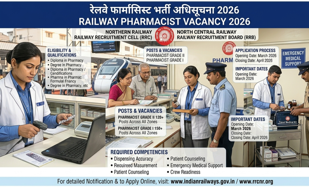 Railway Pharmacist Recruitment