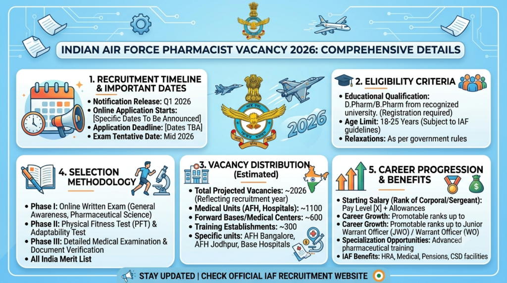 Indian Air Force Pharmacist Recruitment 2026