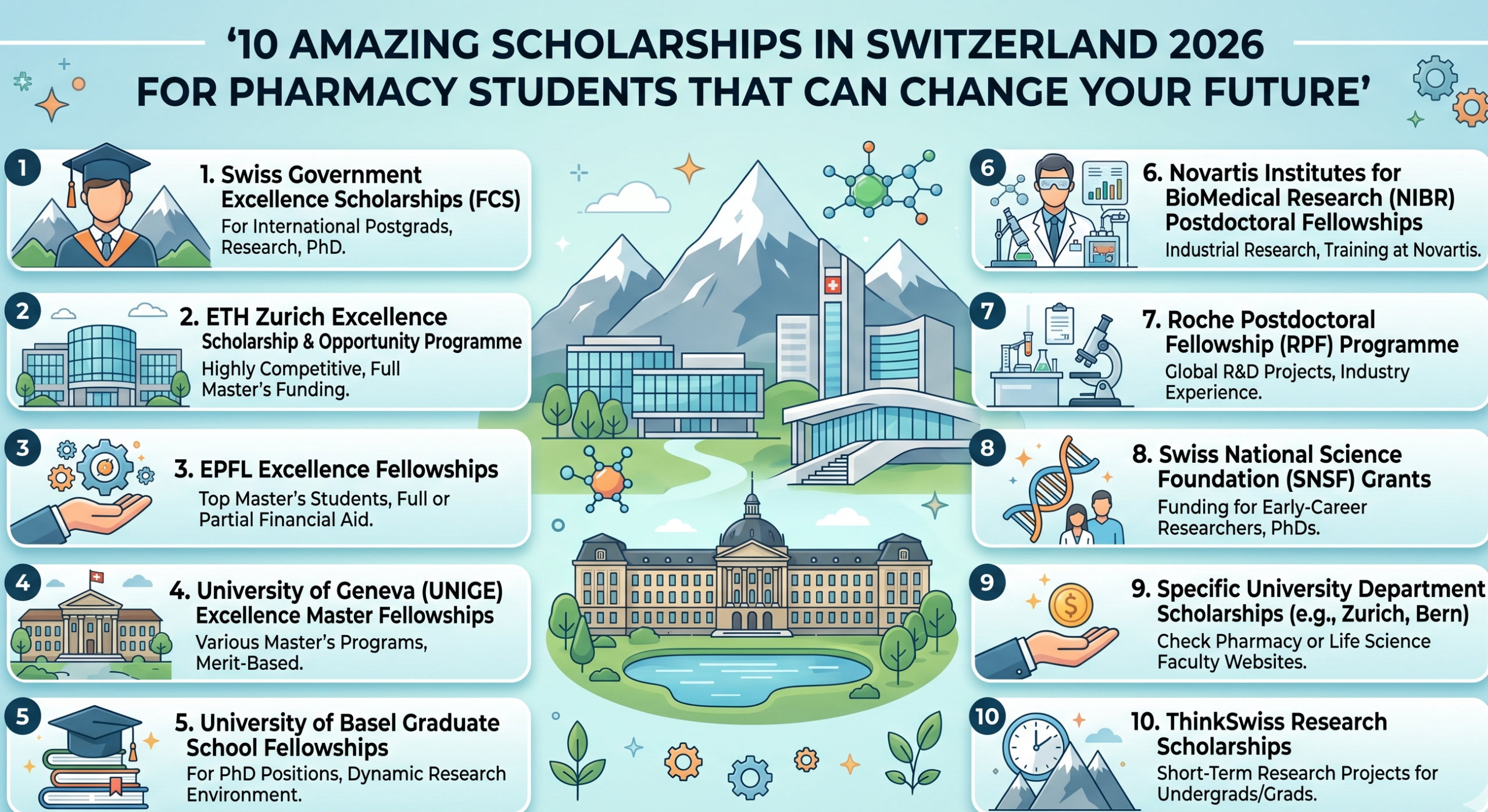 Scholarships in Switzerland 2026