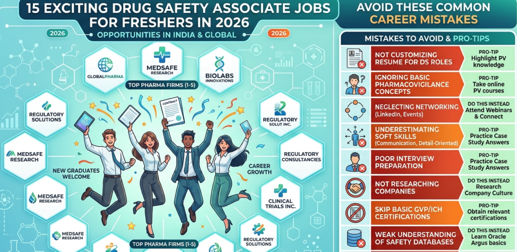 Drug Safety Associate Jobs for Freshers