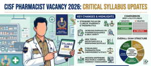 CISF Pharmacist Vacancy 2026 Syllabus