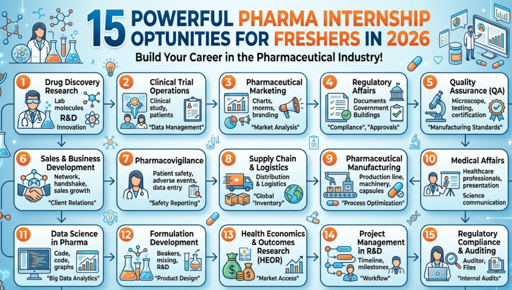 Pharma Internship for Freshers