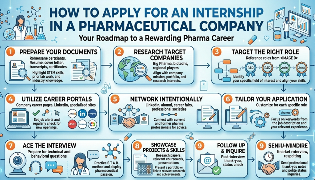 Pharma Internship for Freshers