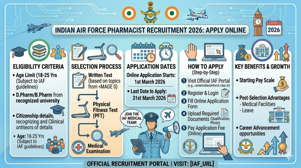 Indian Air Force Pharmacist Recruitment 2026