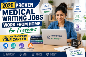 Medical Writing Jobs Work From Home for Freshers